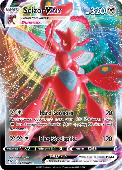 Scizor VMAX - 119/189 (Ultra Rare) [DAA-119-UR]