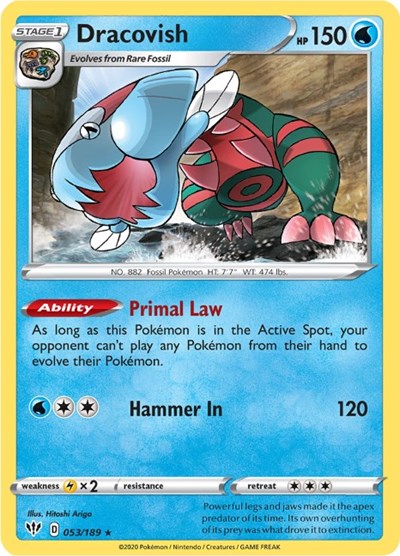 Dracovish - 053/189 (Holo Rare) [DAA-053-HR]