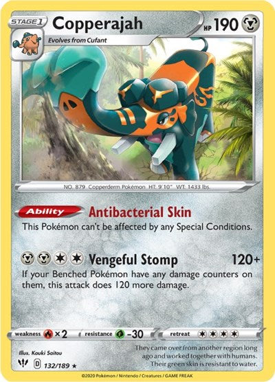 Copperajah - 132/189 (Holo Rare) [DAA-132-HR]