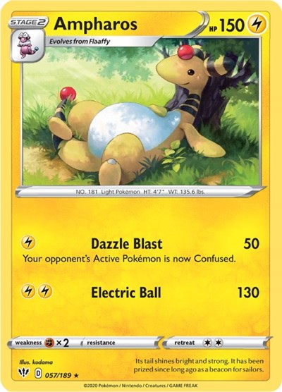 Ampharos - 057/189 (Rare) [DAA-057-R]