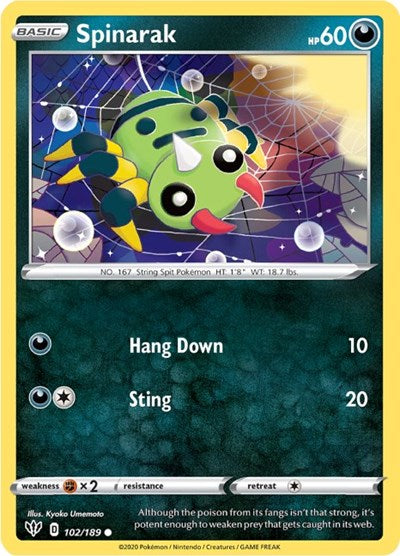Spinarak - 102/189 (Common) [DAA-102-C]