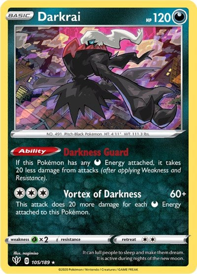 Darkrai - 105/189 (Holo Rare) [DAA-105-HR]
