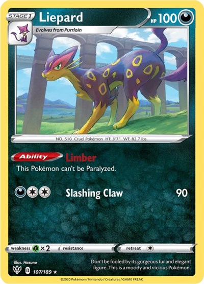 Liepard - 107/189 (Rare) [DAA-107-R]