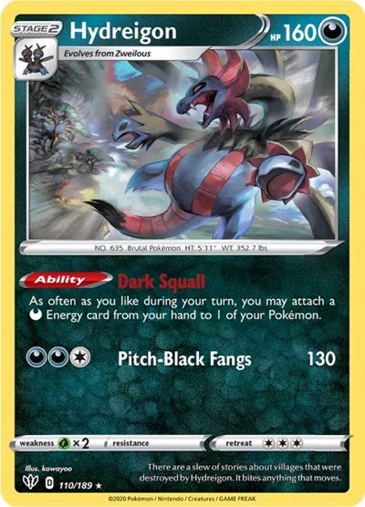 Hydreigon - 110/189 (Rare) [DAA-110-R]