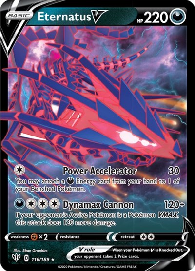 Eternatus V - 116/189 (Ultra Rare) [DAA-116-UR]