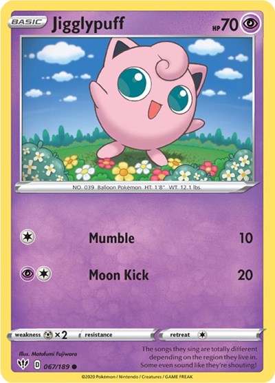 Jigglypuff - 067/189 (Common) [DAA-067-C]