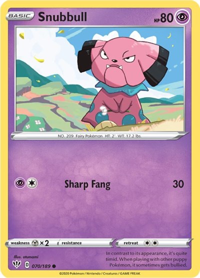 Snubbull - 070/189 (Common) [DAA-070-C]