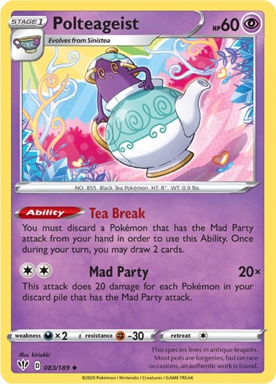 Polteageist - 083/189 (Uncommon) [DAA-083-U]
