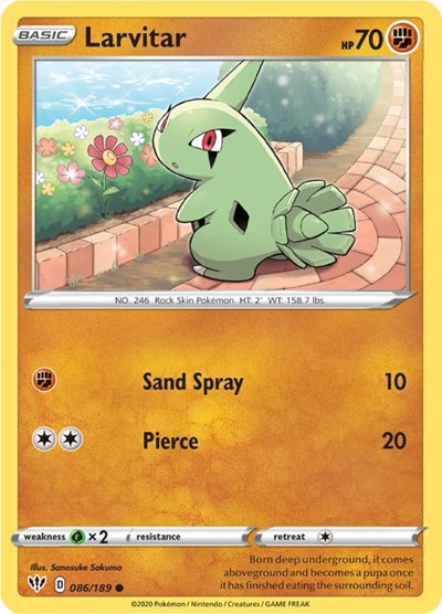 Larvitar - 086/189 (Common) [DAA-086-C]