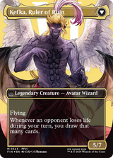 Kefka, Court Mage // Kefka, Ruler of Ruin - Borderless - Surge Foil - Full Art [FIN-543]