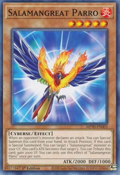 Salamangreat Parro (Common) [MP20-EN003-C]
