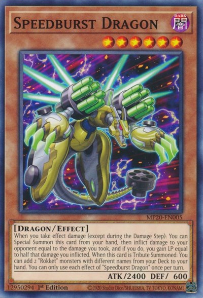Speedburst Dragon (Common) [MP20-EN005-C]