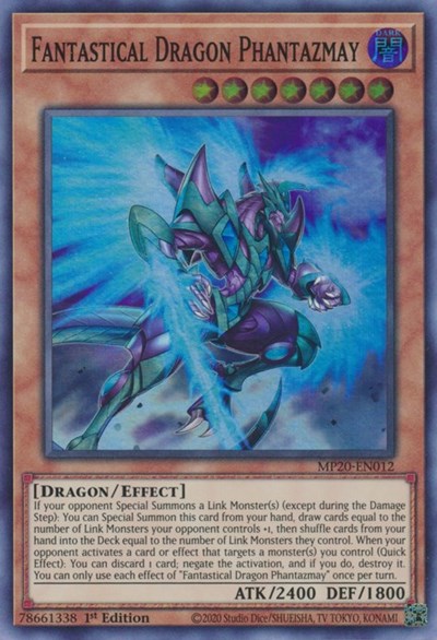 Fantastical Dragon Phantazmay (Super Rare) [MP20-EN012-SuR]