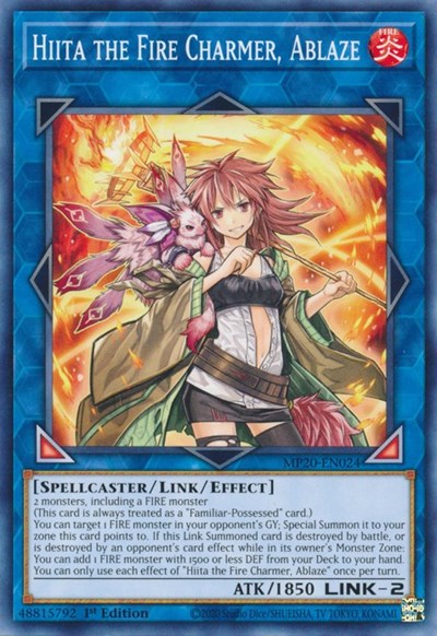 Hiita the Fire Charmer, Ablaze (Common) [MP20-EN024-C]
