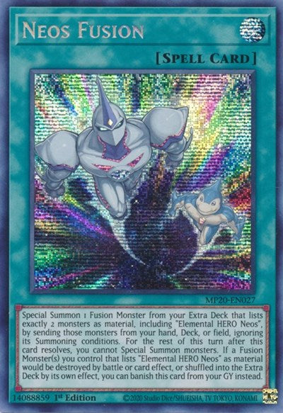 Neos Fusion (Prismatic Secret Rare) [MP20-EN027-PrSR]