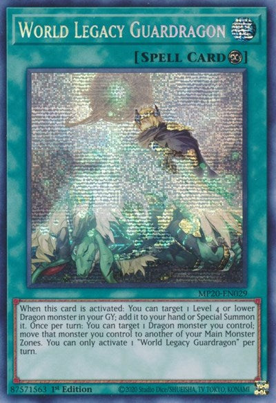 World Legacy Guardragon (Prismatic Secret Rare) [MP20-EN029-PrSR]