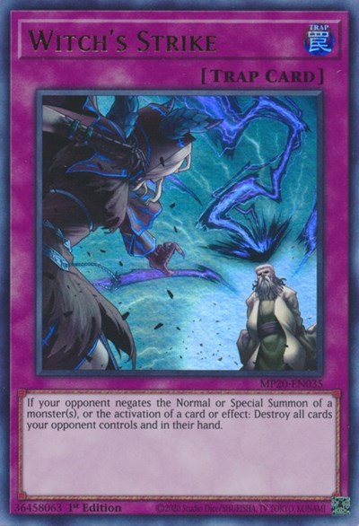 Witch's Strike (Ultra Rare) [MP20-EN035-UR]