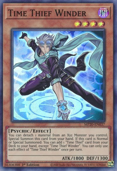 Time Thief Winder (Super Rare) [MP20-EN037-SuR]