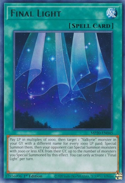 Final Light (Rare) [MP20-EN045-R]