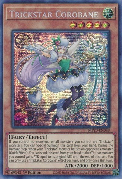 Trickstar Corobane (Prismatic Secret Rare) [MP20-EN048-PrSR]