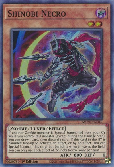 Shinobi Necro (Super Rare) [MP20-EN049-SuR]