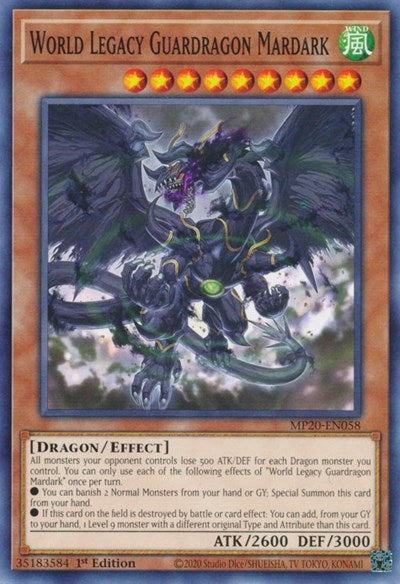 World Legacy Guardragon Mardark (Common) [MP20-EN058-C]