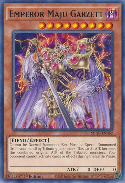 Emperor Maju Garzett (Rare) [MP20-EN062-R]