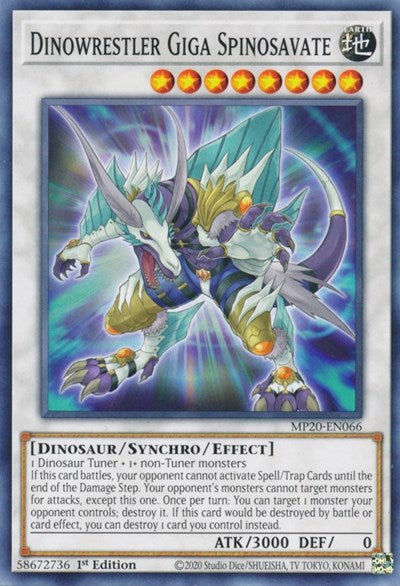 Dinowrestler Giga Spinosavate (Common) [MP20-EN066-C]