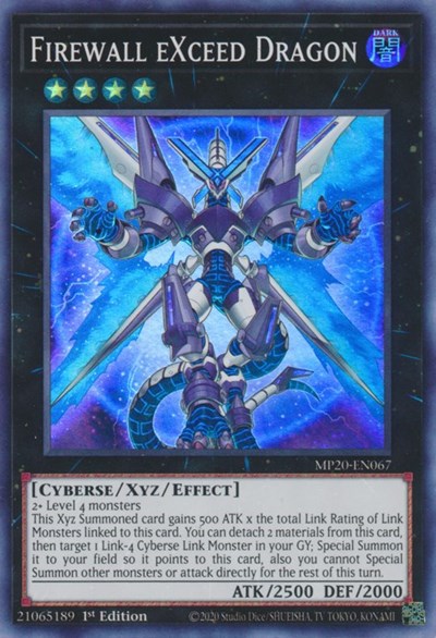 Firewall eXceed Dragon (Super Rare) [MP20-EN067-SuR]