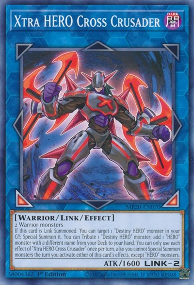 Xtra HERO Cross Crusader (Common) [MP20-EN070-C]
