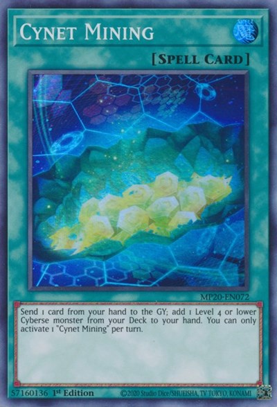 Cynet Mining (Super Rare) [MP20-EN072-SuR]