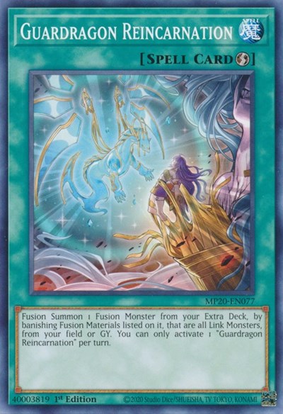 Guardragon Reincarnation (Common) [MP20-EN077-C]