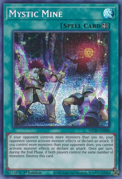 Mystic Mine (Prismatic Secret Rare) [MP20-EN080-PrSR]