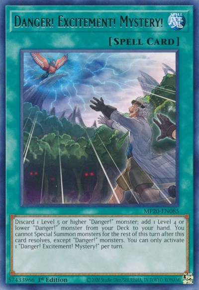 Danger! Excitement! Mystery! (Rare) [MP20-EN085-R]
