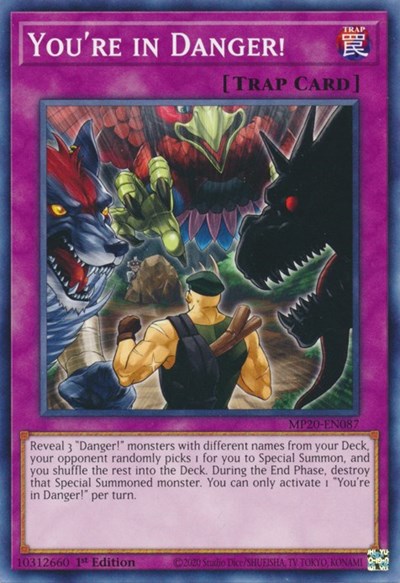 You're in Danger! (Common) [MP20-EN087-C]