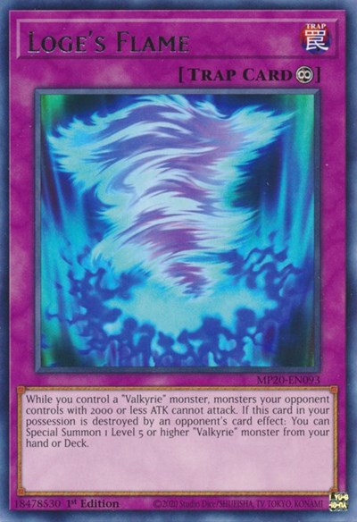 Loge's Flame (Rare) [MP20-EN093-R]
