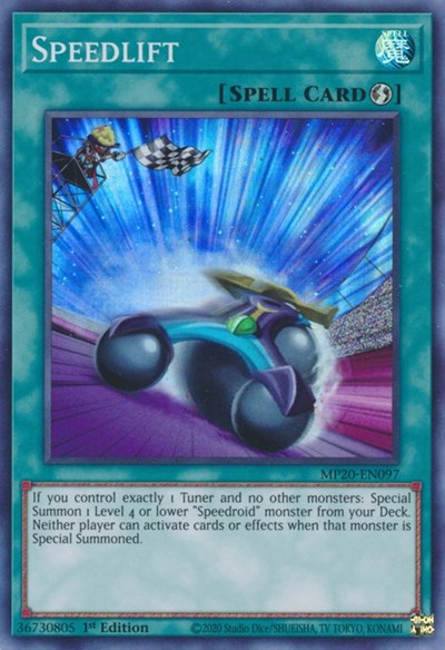 Speedlift (Super Rare) [MP20-EN097-SuR]