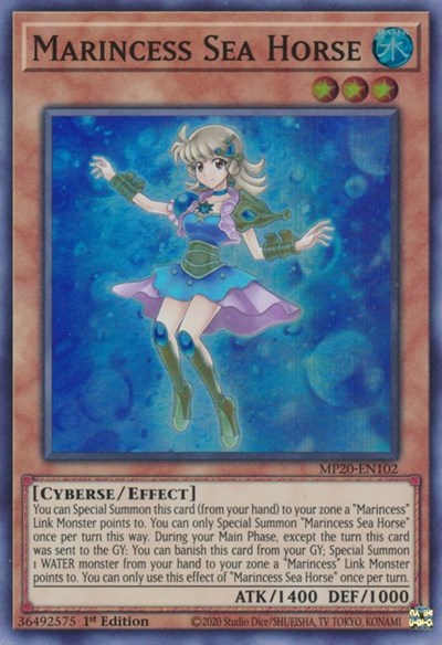 Marincess Sea Horse (Super Rare) [MP20-EN102-SuR]