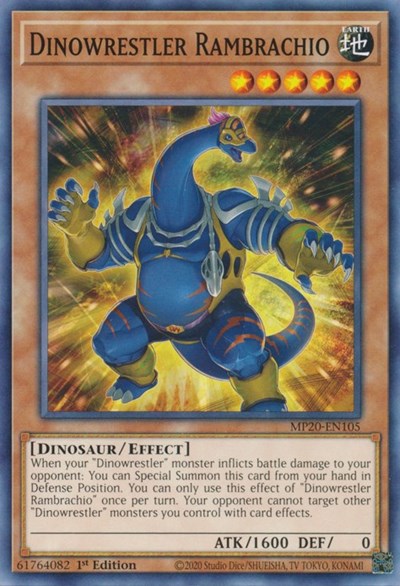 Dinowrestler Rambrachio (Common) [MP20-EN105-C]