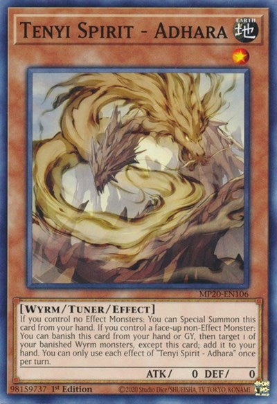 Tenyi Spirit - Adhara (Common) [MP20-EN106-C]