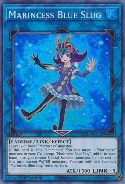 Marincess Blue Slug (Super Rare) [MP20-EN118-SuR]