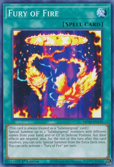Fury of Fire (Common) [MP20-EN129-C]