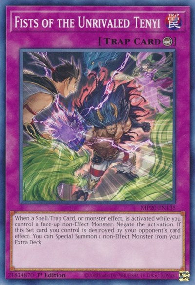 Fists of the Unrivaled Tenyi (Common) [MP20-EN135-C]