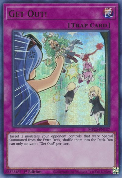 Get Out! (Ultra Rare) [MP20-EN137-UR]