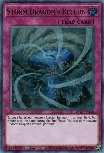 Storm Dragon's Return (Ultra Rare) [MP20-EN138-UR]