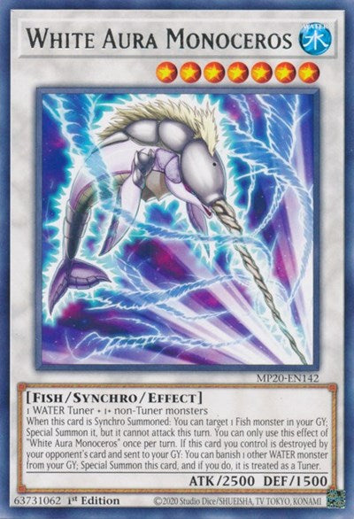 White Aura Monoceros (Rare) [MP20-EN142-R]