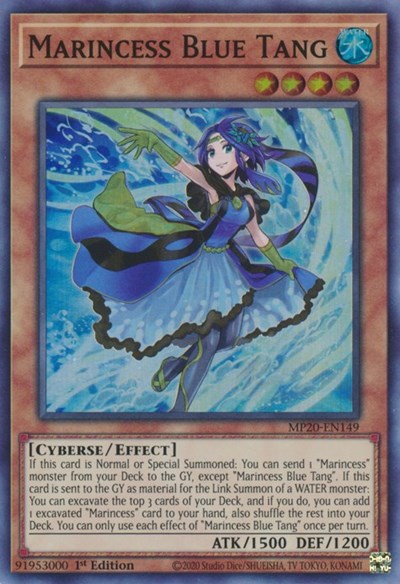 Marincess Blue Tang (Super Rare) [MP20-EN149-SuR]