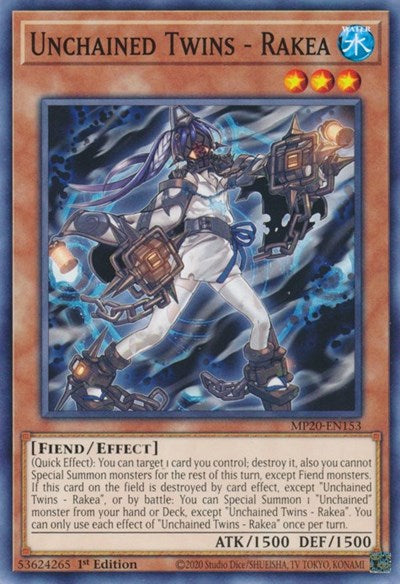 Unchained Twins - Rakea (Common) [MP20-EN153-C]