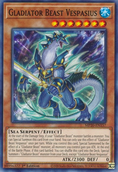 Gladiator Beast Vespasius (Common) [MP20-EN157-C]