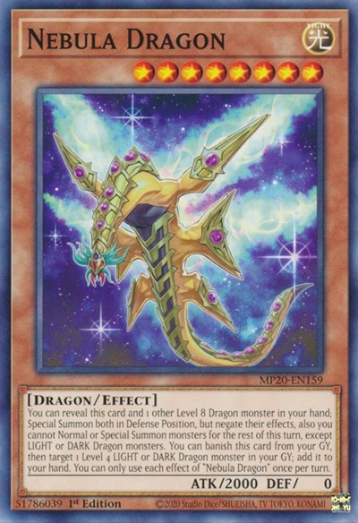 Nebula Dragon (Common) [MP20-EN159-C]